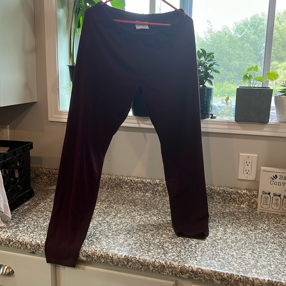Eggplant purple soft leggings